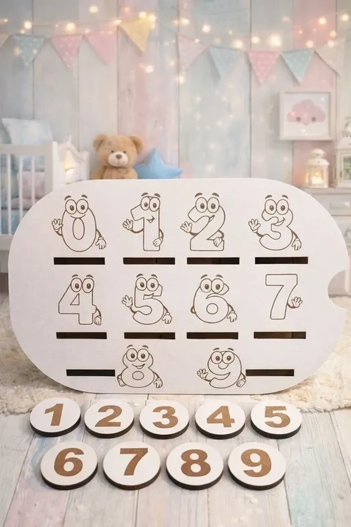 insert nombres rigoles pour bac trofast 30x20 cm