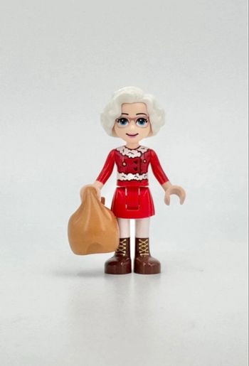 Lego Figurines Friends : Mère Noël portant le sac de jouets