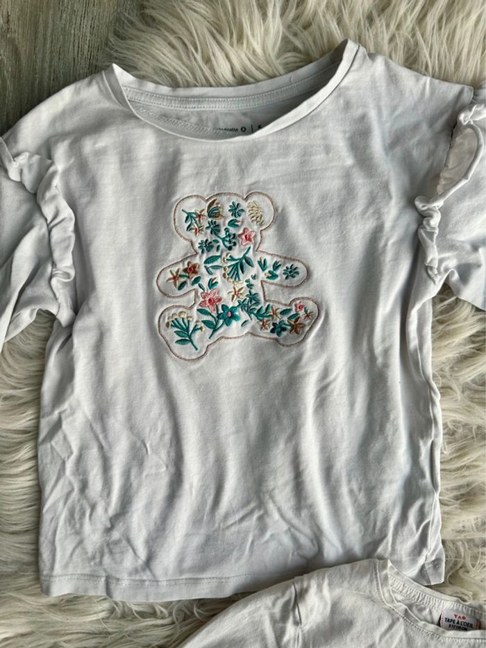 Lot de tee shirt fille 5 ans - photo numéro 3