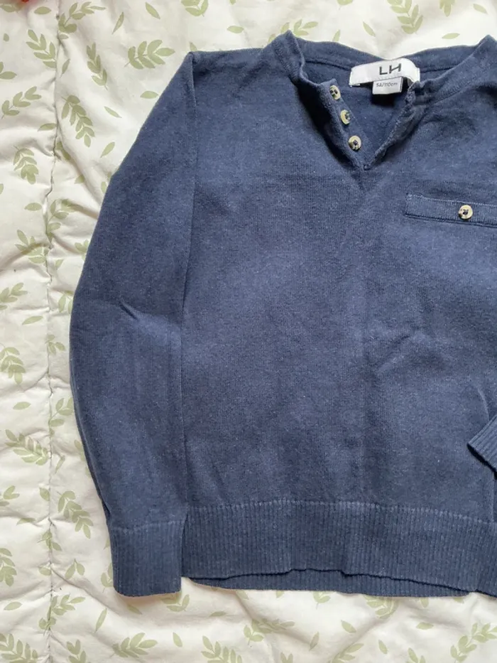 pull léger marine la halle 5 ans - photo numéro 5