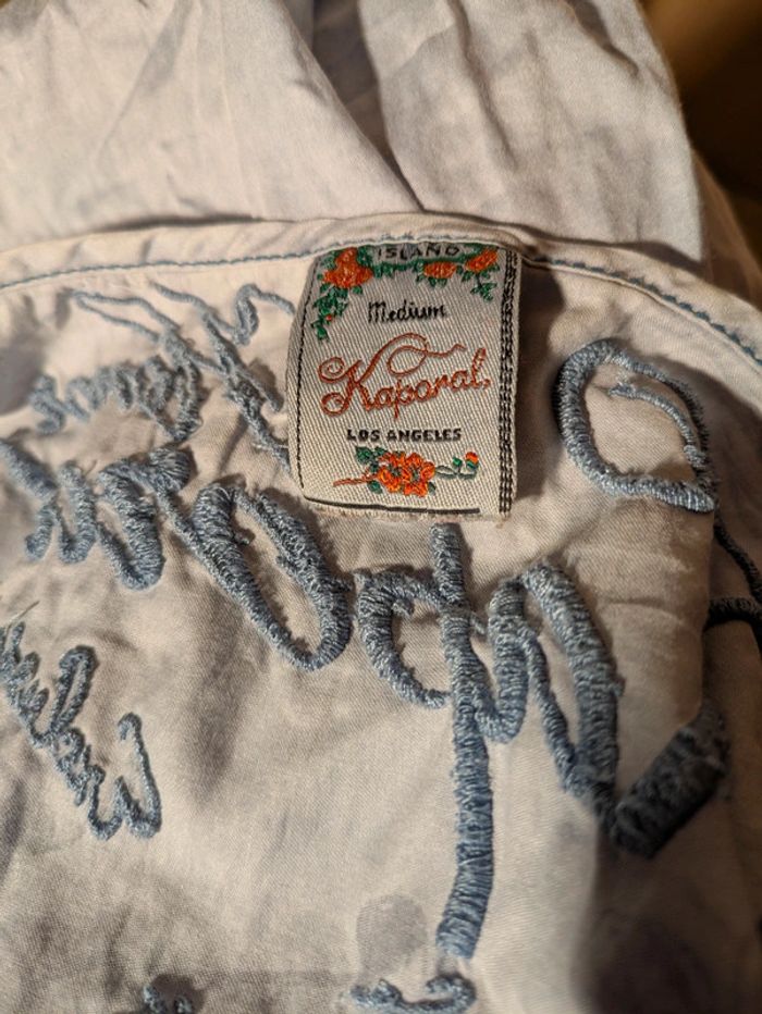 Combi short bretelle Kaporal bleu ciel M - photo numéro 7