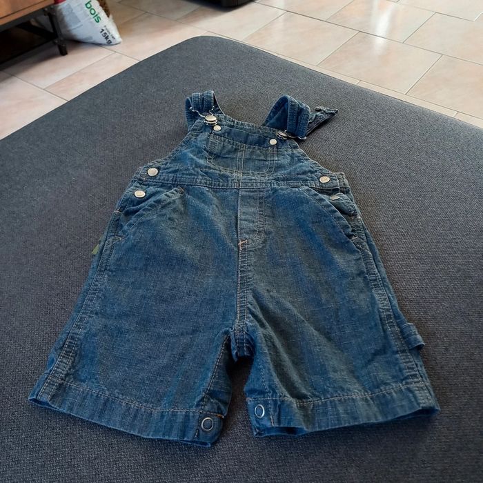 Salopette denim petit bateau