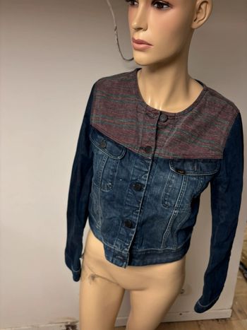 Veste en Jean Lee - Taille XS - Bleu et Violet