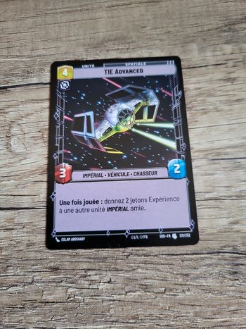 Carte Star Wars Unlimited Tie Advanced