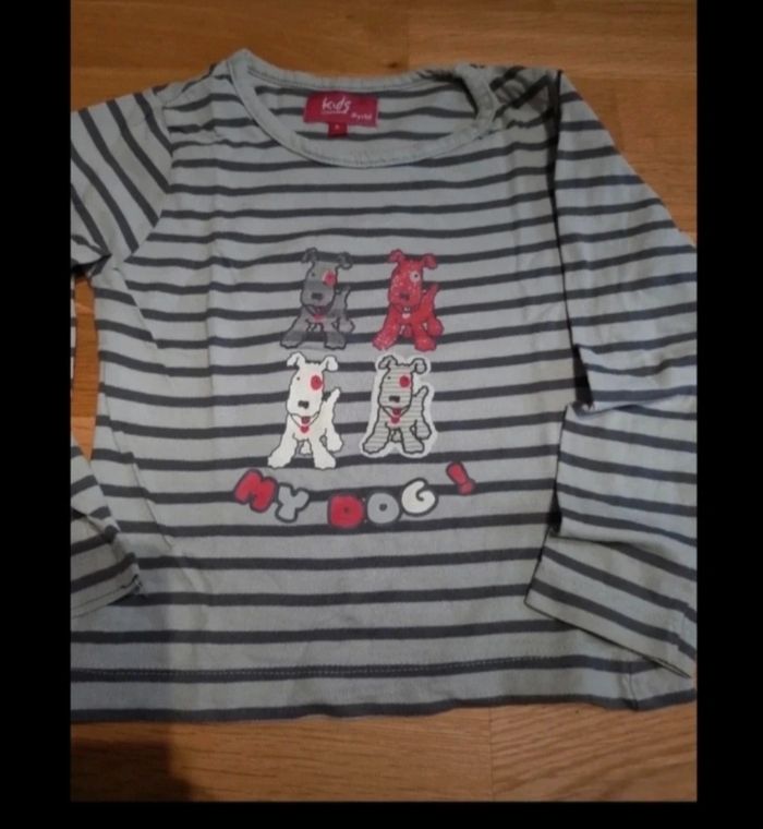Teeshirt manches longues fille