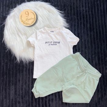 Ensemble t shirt manche courte + pantalon