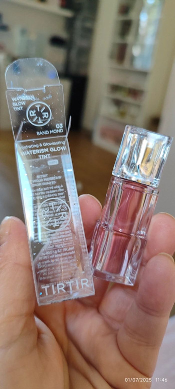 Kbeauty Tirtir Waterism Glow Tint Pailleté / Encre à Lèvre Glossy Sans Transfert Shade 03 Sand Mono - photo numéro 7