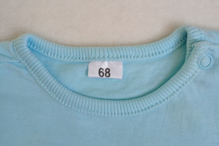 T-shirt turquoise 6 mois - photo numéro 3