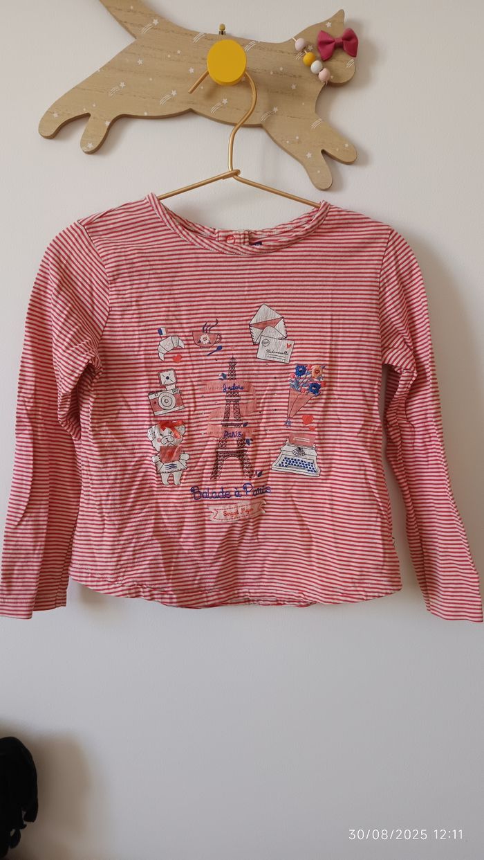 Tee-shirt manche longue fille - photo numéro 2