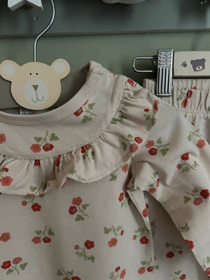 Ensemble léger/pyjama coton 68 cm - photo numéro 2