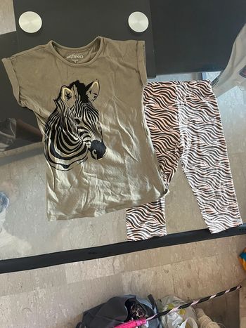 Ensemble leggings court enfant fille