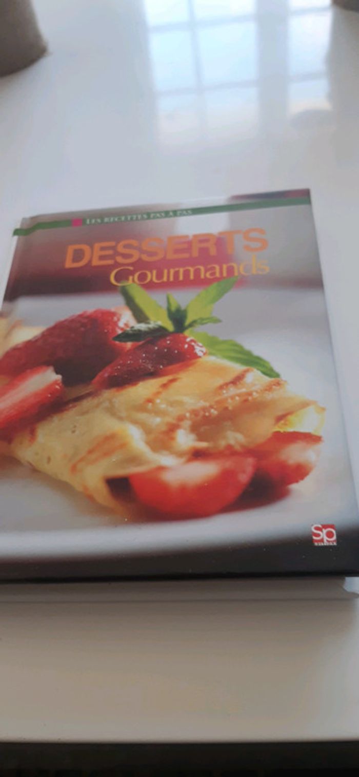 Livre de recette desserts gourmands