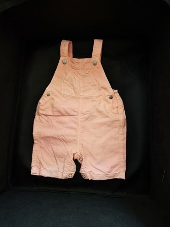 Salopette orange clair 6 mois