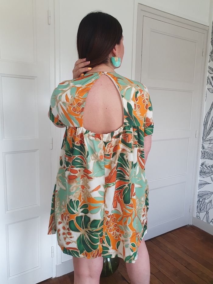 Combi-robe fluide tropicale Mexico Taille S/M - photo numéro 5