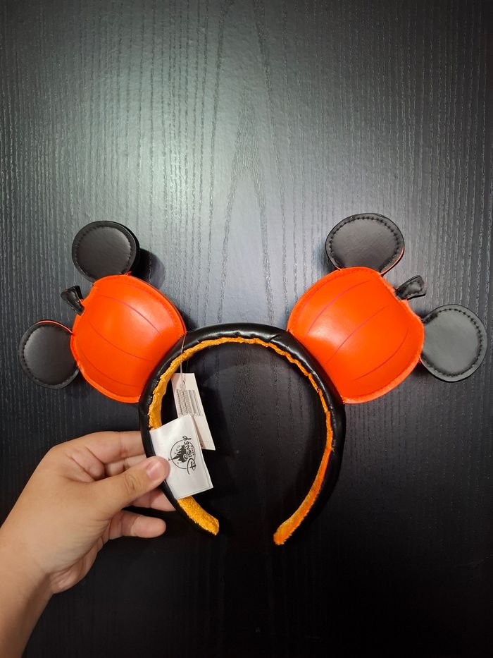 Ears serre-tête serre tête tête oreille Mickey Minnie Citrouille Pumpkin halloween Shangai Disneyland Disney - photo numéro 3