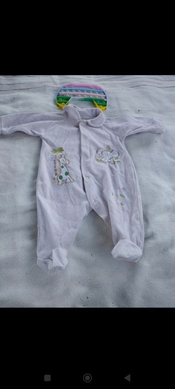 Pyjama velours 1m
