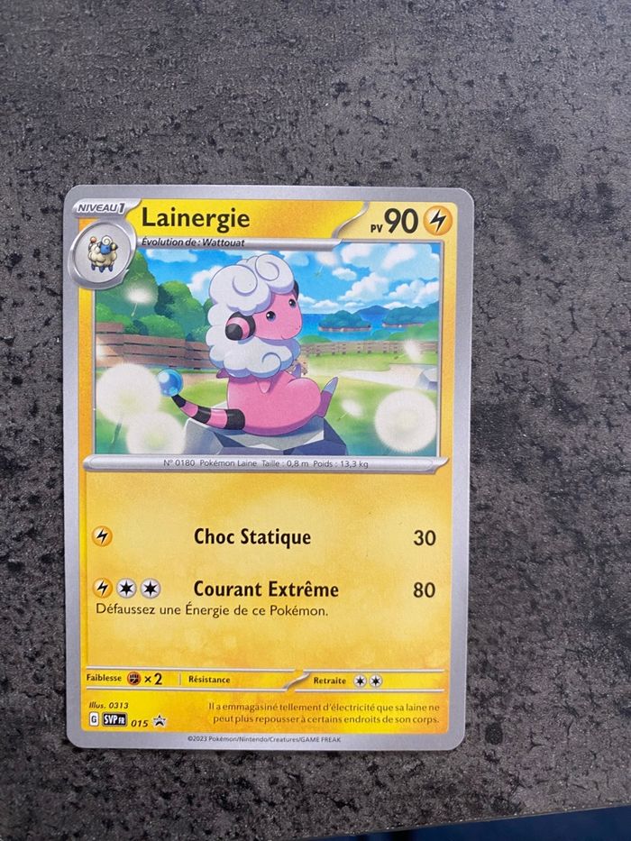 Carte Pokémon Lainergie 015 - photo numéro 5
