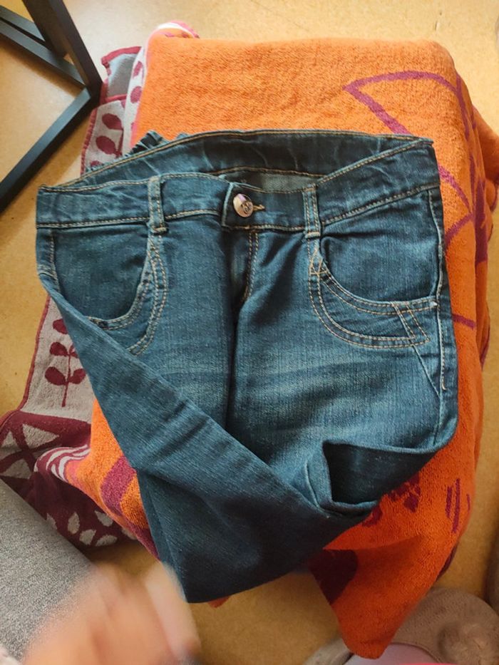 Jeans fille pattes serrées 12 ans - photo numéro 2
