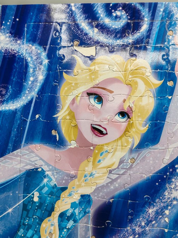 Livre puzzle reine des neiges - photo numéro 3