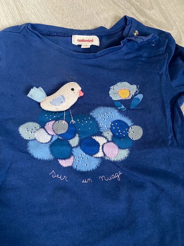 Ensemble 3 pièces t-shirt manche longue et Jegging catimini - photo numéro 5