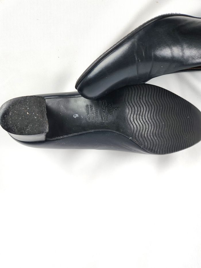 Escarpins Femme Peter Kaiser Noirs - Cuir Vintage - Taille 38 - photo numéro 9