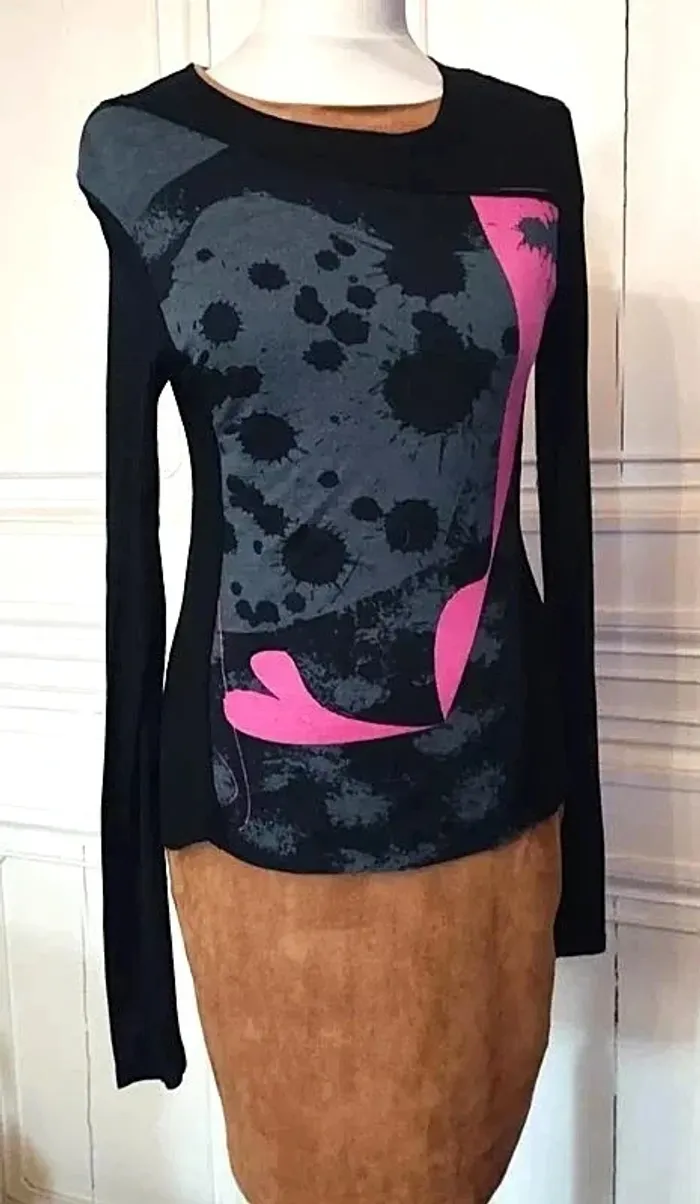 Paramita Top Pull Biface Dos Ouvert 12 Boutons TS/M - photo numéro 10