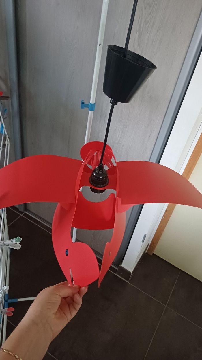 Lampe suspension enfants avion - photo numéro 7