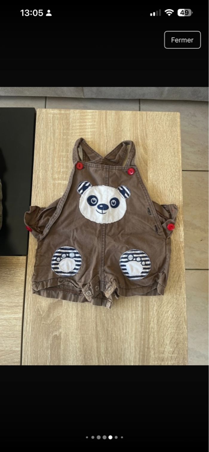 Lot 3 salopettes 9 mois garçon - photo numéro 8