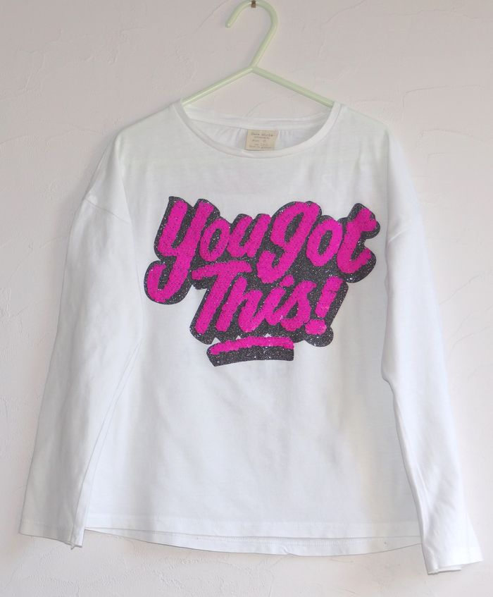 TEE-SHIRT PAILLETTE - photo numéro 2