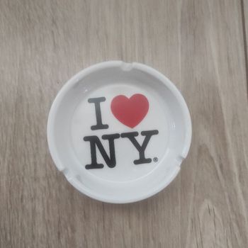 Cendrier blanc I love New york
