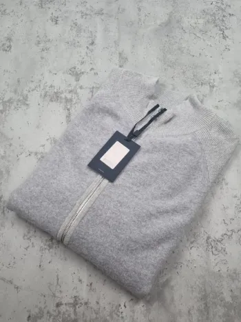 Gilet zippé Tommy Hilfiger gris – Taille M Hommes