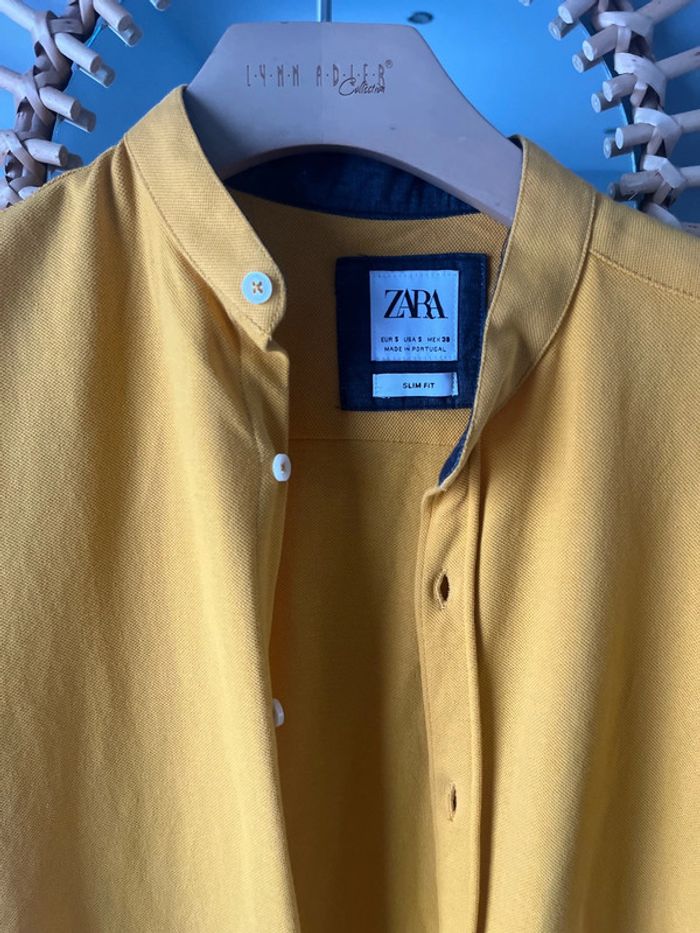 Polo à bouton Zara taille S slim fit en très bon état - photo numéro 2