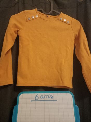 Pull moutardes 6 ans 