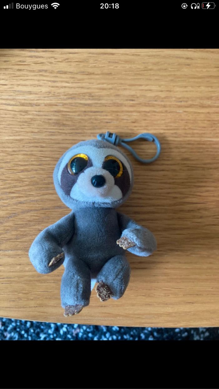 Doudou porte clé