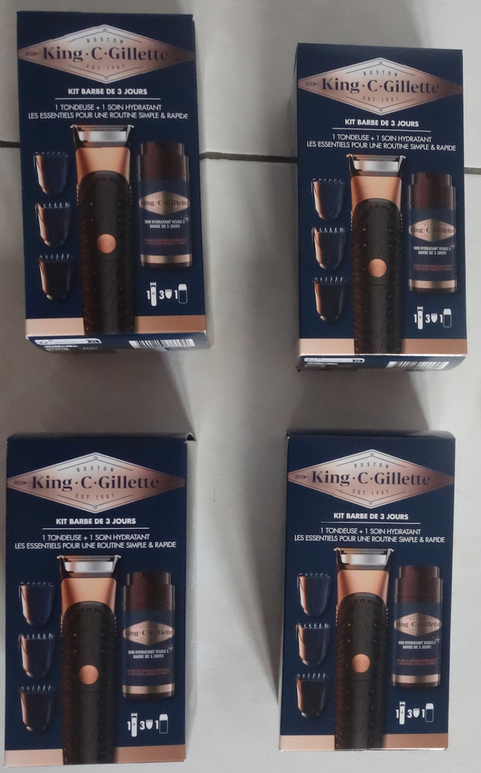 Tondeuse à barbe King C Gilette Kit barbe de 3 jours - prix unitaire - photo numéro 5