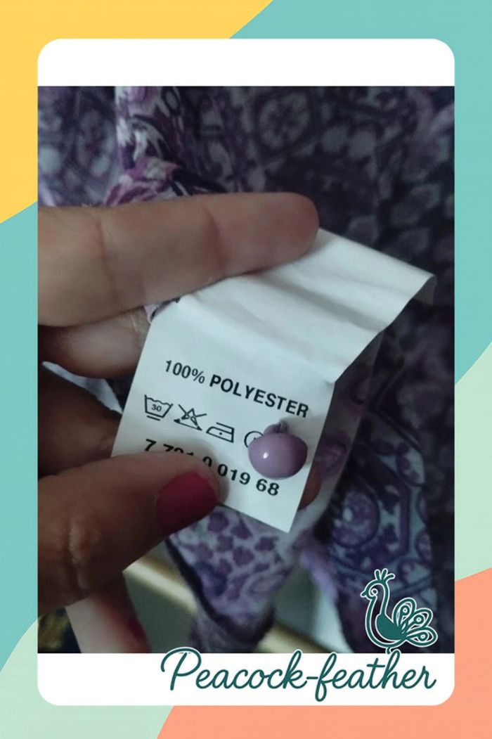 Blouse violette transparente T5 3/4 - photo numéro 10