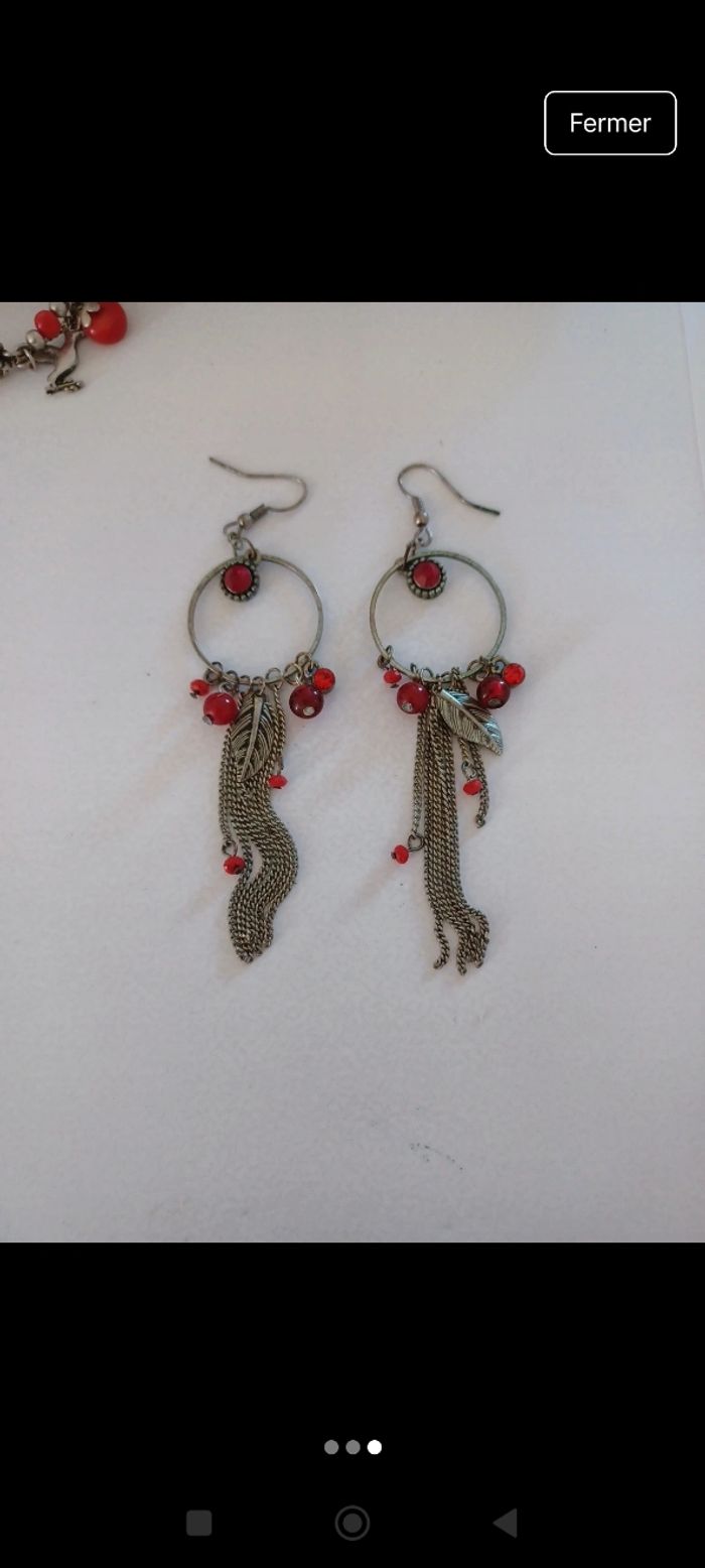 Ensemble bracelet et boucles d'oreilles - photo numéro 3