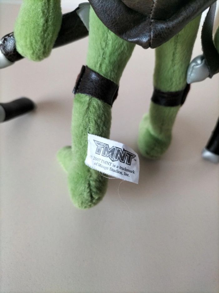 Peluche tortue ninja flexible 2007 - photo numéro 9