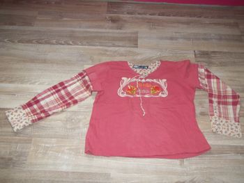 T-Shirt ml "Western" Zara (1) Girls 7/8 ans