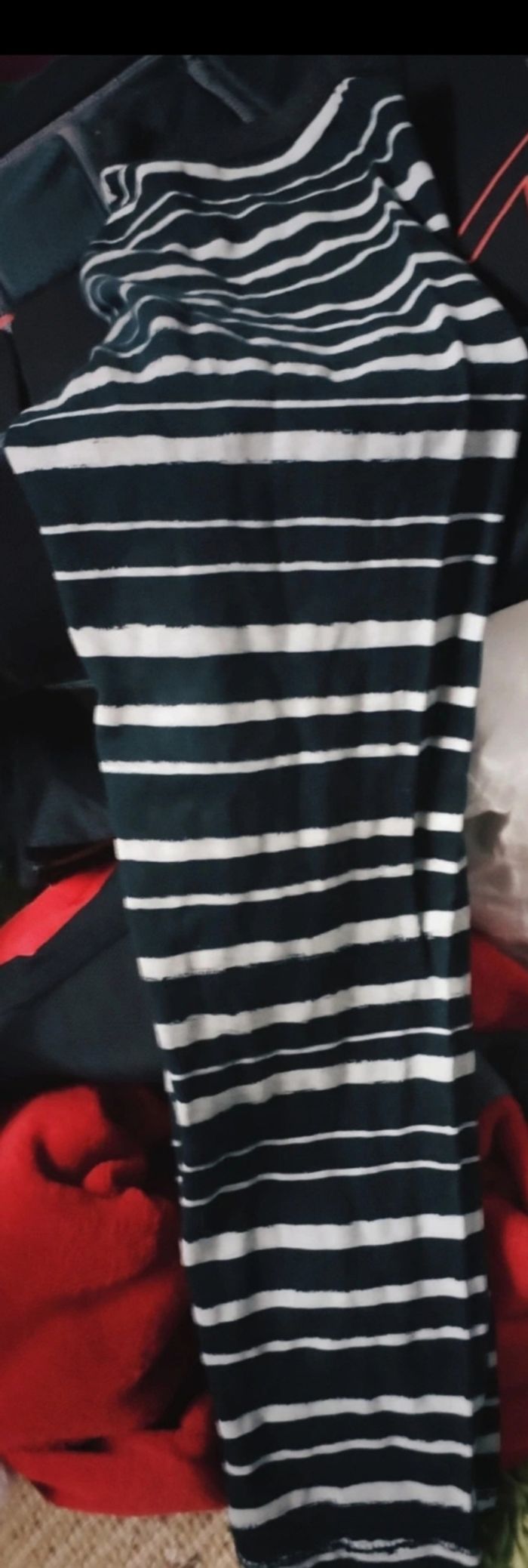 Leeging rayé taille pailleté "Mango" neuf - photo numéro 3