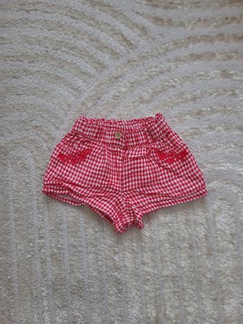Short bébé fille vichy