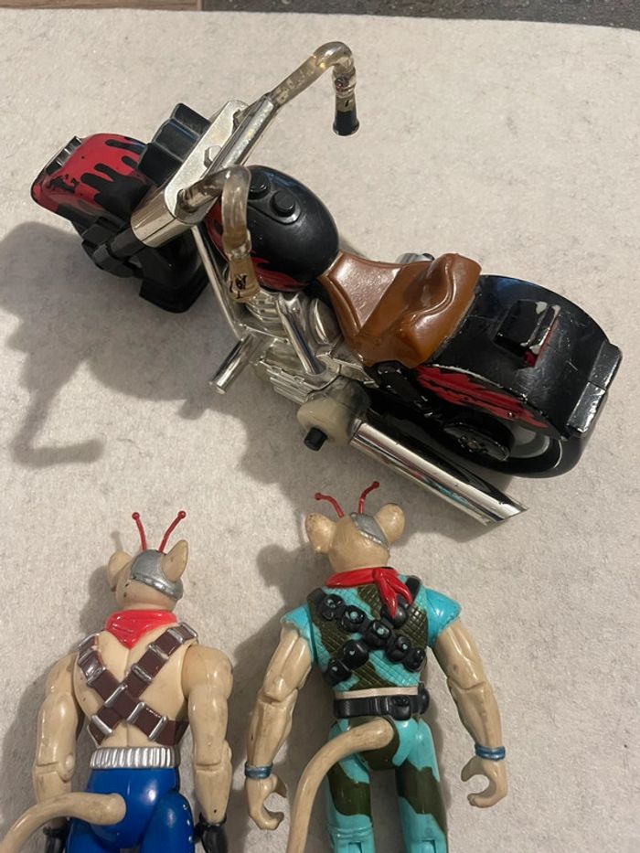 Lot Figurine + Moto Biker Mice From Mars Vintage - photo numéro 8