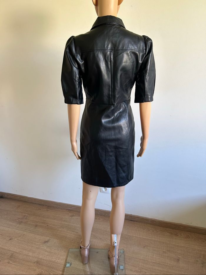 Robe noire neuve en simili cuir Morgan taille 36 - photo numéro 6