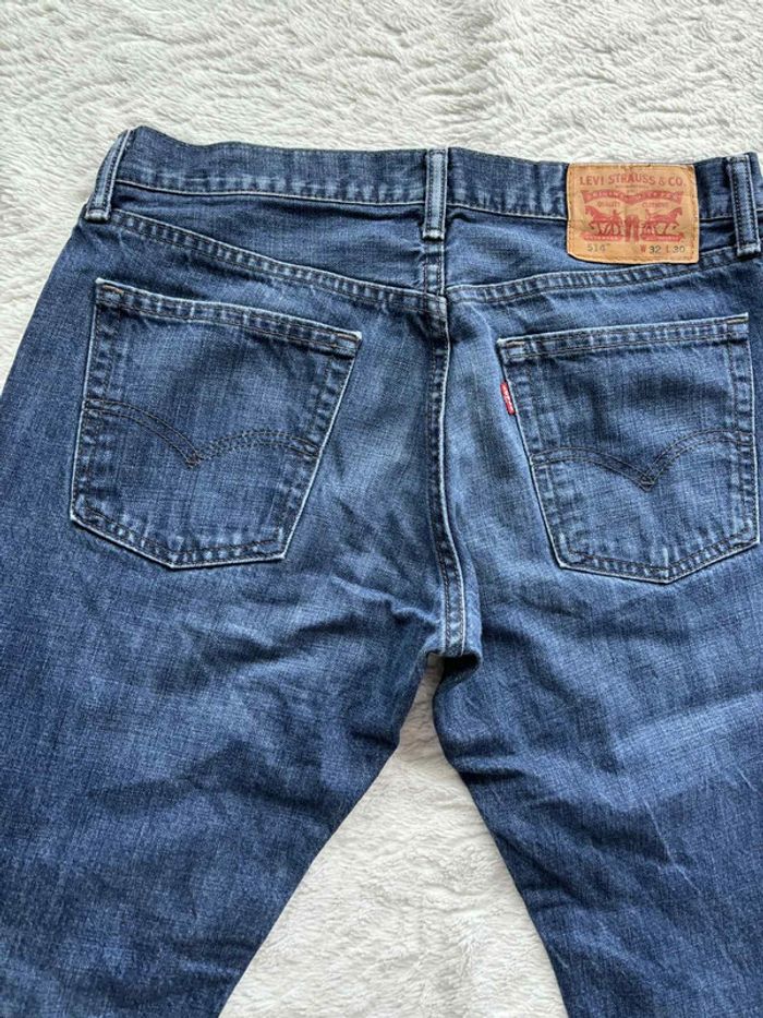 Jean Levi’s 514 homme M/40 L30 droit regular straight relaxed 100% coton bleu Mexique - photo numéro 13