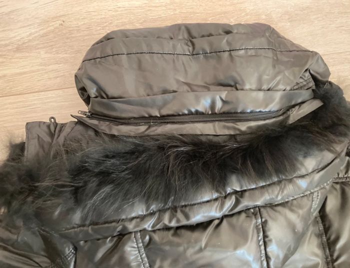 Manteau doudoune noir La fée Maraboutée taille 38 - photo numéro 5