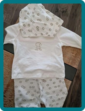 Ensemble bébé hérisson