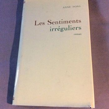 #les sentiments irréguliers Anne Pons
