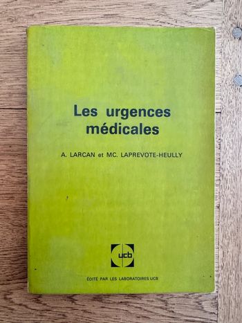 Livre - Les urgences médicales.