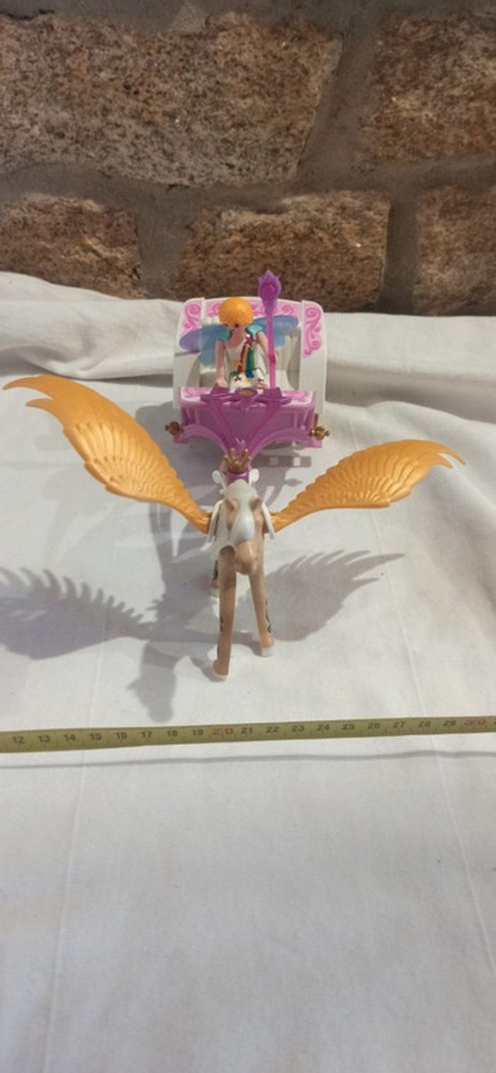 Carrosse avec pégase fée et coffre playmobil - photo numéro 4