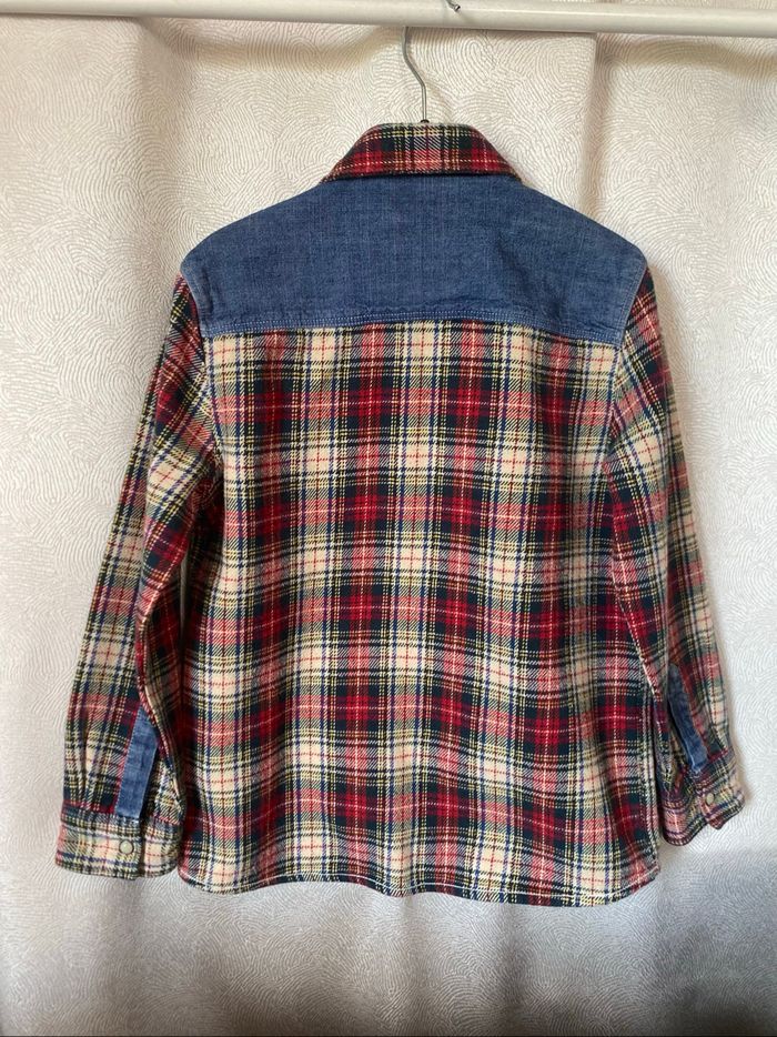 Chemise hiver écossais et jeans 5/6 ans Mango kids - photo numéro 6